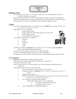 English 12 Plot