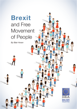 Brexit and Free Movement of People - The Institute of International