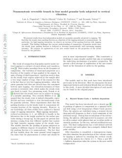 Nonmonotonic reversible branch in four model granular beds
