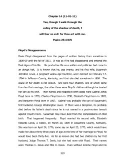 319 Chapter 14 (11-01-11) - Davis Floyd of Indiana and Florida