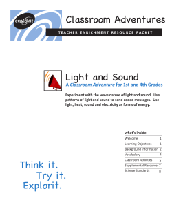 TERP Light and Sound CA - Explorit Science Center