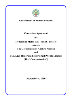 CONCESSION AGREEMENT