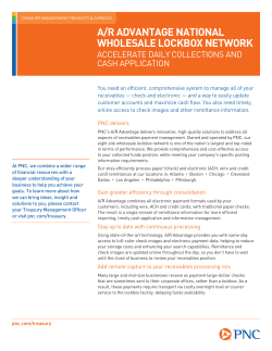 AR Advantage National Wholesale Lockbox Network