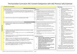 to a comparison of the Australian Curriculum V8.3