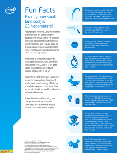 Fun Facts exactly how small is 22 nanometers