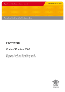 Formwork Code of Practice 2006