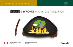 abuse is wrong in any culture: inuit
