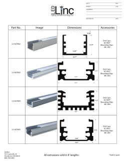 Extrusions Catalog