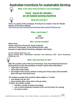 Australian inventions for sustainable farming Australian inventions
