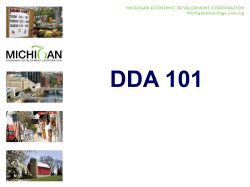 MEDC Presentation-DDA 101