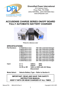 accusense charge series on/off board fully automatic battery charger