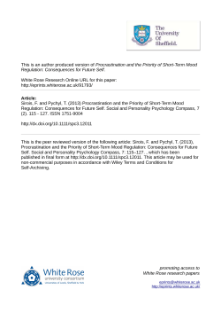 Procrastination and the Priority of Short