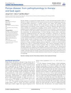 Pompe disease: from pathophysiology to therapy and back again