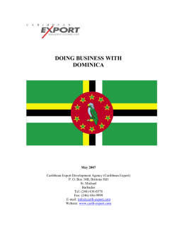 Doing Business with Dominica