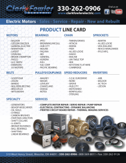 Line Card - Clark Fowler Electric