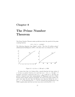 The Prime Number Theorem