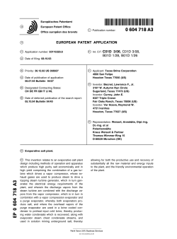 Evaporative salt plant - European Patent Office
