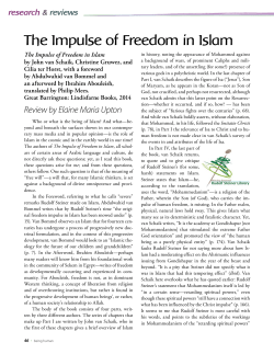 The Impulse of Freedom in Islam