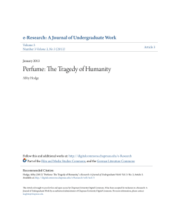 Perfume: The Tragedy of Humanity