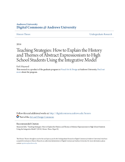 Teaching Strategies: How to Explain the History and Themes of