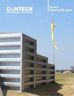 Bin-Wall Brochure - Contech Engineered Solutions