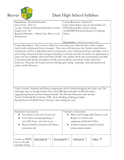 Syllabus - Beaver Dam Unified School District