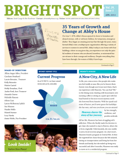 Spring 2011 - Abby`s House