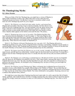 Six Thanksgiving Myths