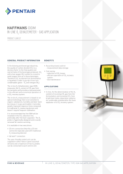HAFFMANS OGM IN-LINE O GEHALTEMETER