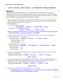 Answer Key to Selected Questions