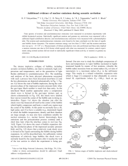 Additional evidence of nuclear emissions during acoustic