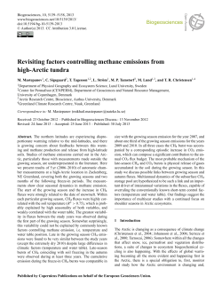 Revisiting factors controlling methane emissions
