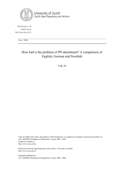 University of Zurich - Zurich Open Repository and Archive