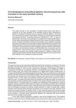 Civil disobedience and political agitation