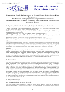 Penetration Depth Enhancement in Breast Cancer