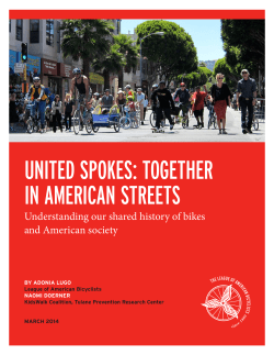 united spokes: together in american streets
