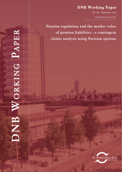 Pension regulation and the market value of pension liabilities