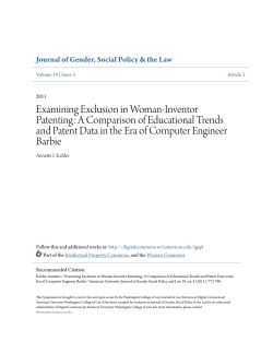 Examining Exclusion in Woman-Inventor Patenting