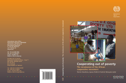 Cooperating out of poverty