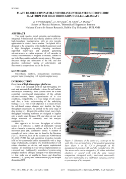 plate reader compatible membrane-integrated microfluidic
