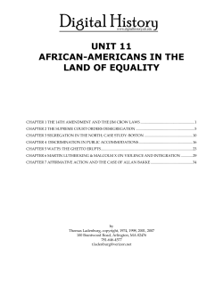 unit 11 african-americans in the land of equality