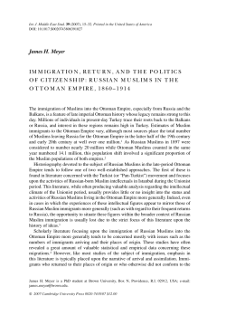 immigration, return, and the politics of citizenship