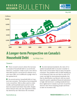 A Longer-term Perspective on Canada`s Household