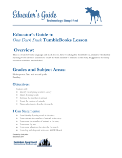 One Duck Stuck - A Tumble Book Lesson