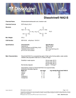 Dissolvine&reg; NA2-S