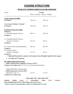 course structure - Utkal University