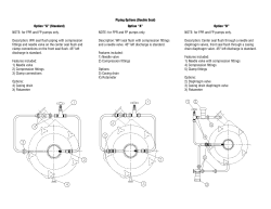 Piping Options (Double Seal) Option &ldquo;G&rdquo; (Standard) Option &ldquo;B