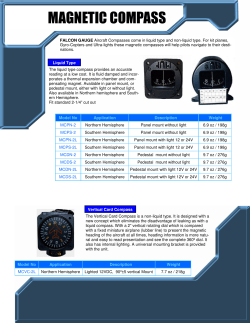 magnetic compass - Sarasota Avionics