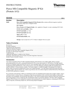 Pierce MS-Compatible Magnetic IP Kit (Protein A/G)