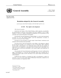 A/RES/61/169 - International Organization for Migration